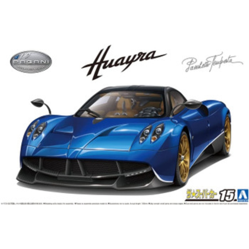 Aoshima The Super Car 1/24 Pagani Huayra Pacchetto Tempesta Plastic Model