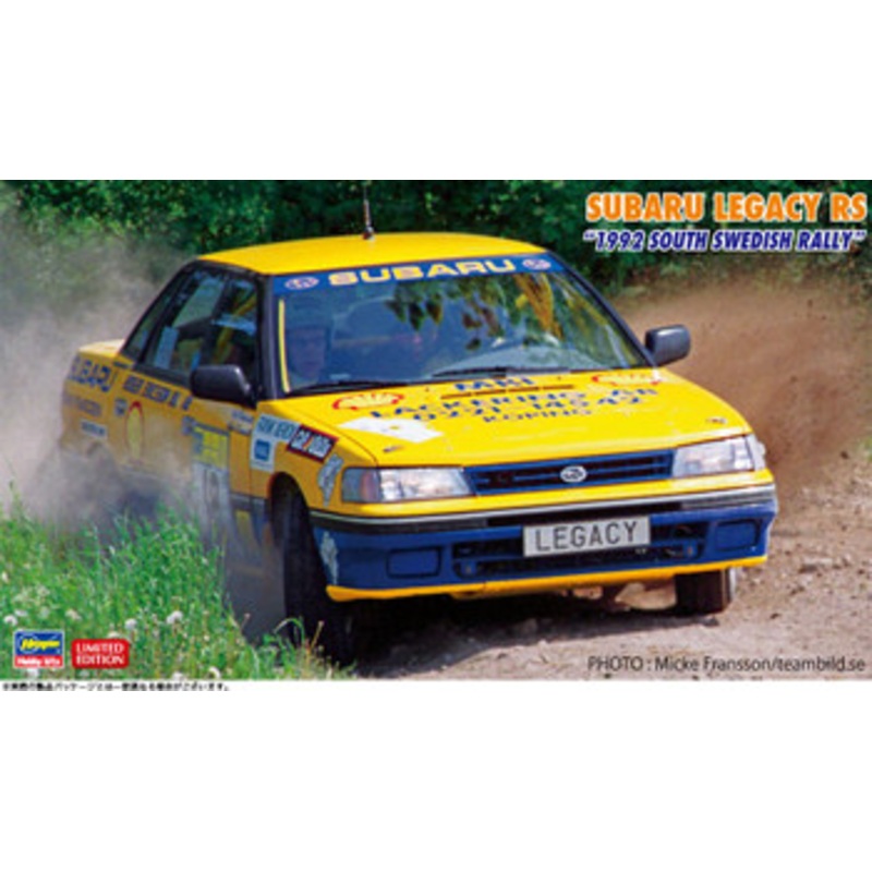 Hasegawa 1/24 Subaru Legacy RS 1992 South Swedish Rally Plastic Model