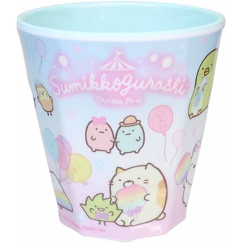 T’s Factory Sumikko Gurashi Melamine Cup Tapioka Park Blue Pink