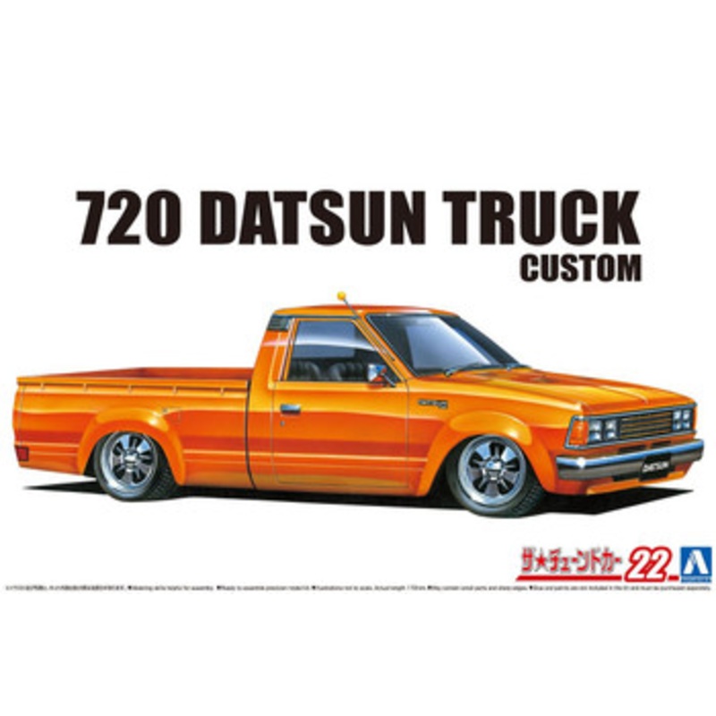 Aoshima The Tuned Car 1/24 Nissan 7′ Datsun Truck Custom ’82  Plastic Model