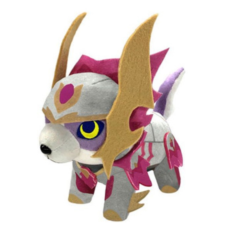 Capcom Monster Hunter Rise: Sunbreak Deformed Plush Doll Palamute (Canyne Malzeno)