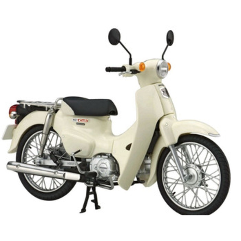 Fujimi 1/12 NEXT Series Honda Super Cub 110 Classical White Plastic Model