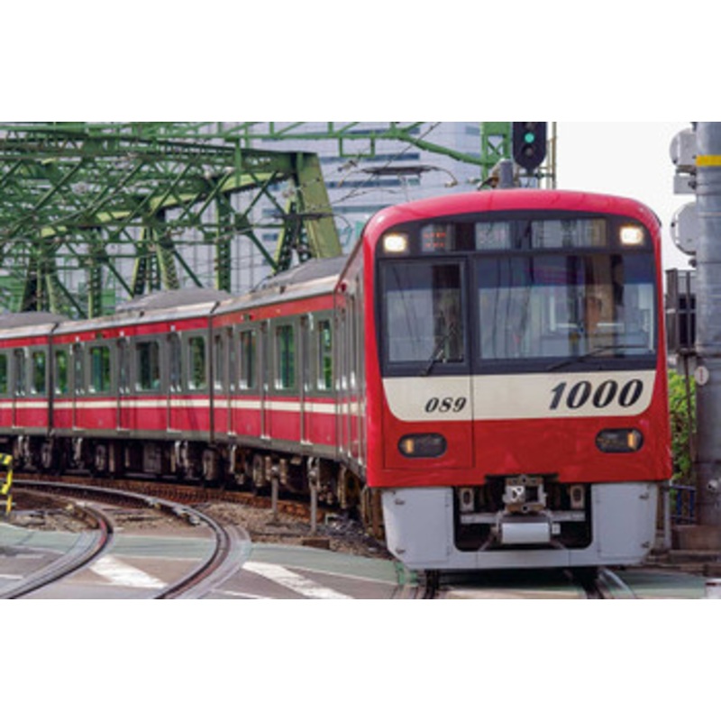 Greenmax 30496 Keikyu Type New 1000 Stainless Car (w/SR Antenna/1089 Configuration) 8 Cars Set (N scale)