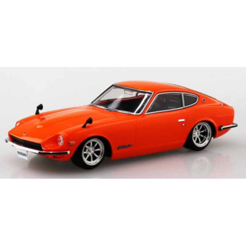 Aoshima The Snap Kit 1/32 Nissan S30 Fairlady Z Custom Wheel (Orange) Plastic Model