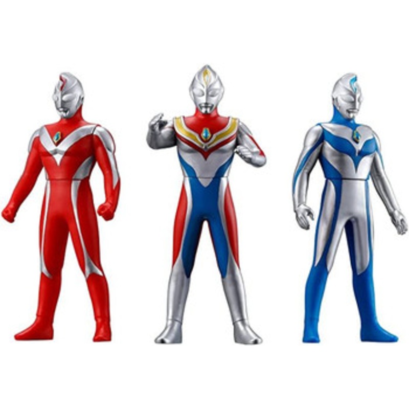 Bandai Ultraman Ultra Hero Series EX Ultraman Dyna 25th Anniversary Set Figure