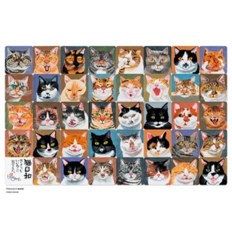 Beverly 93-173 Jigsaw Puzzle Okamoto Hajime Cat Collection (300 Pieces)