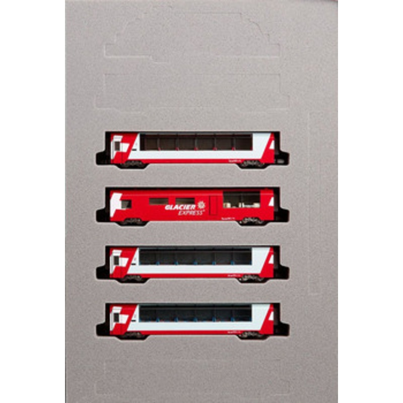 Kato 10-1146 Swiss Alps Glacier Express 4 Cars Add-on Set (N scale)