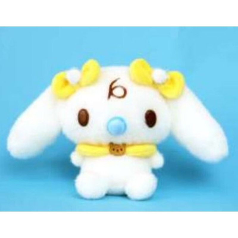 Nakajima Sanrio Plush Doll Cinnamoroll Matching Pigtails Milk (S)