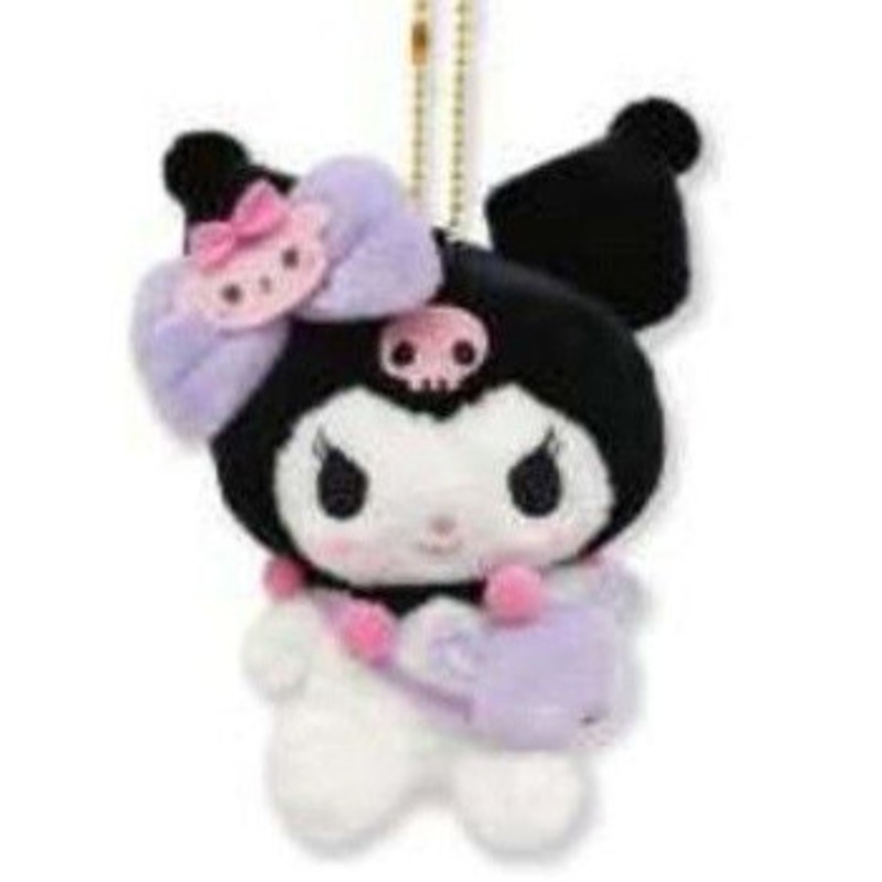Nakajima Sanrio Plush Keychain Friend Coordination Mascot Kuromi