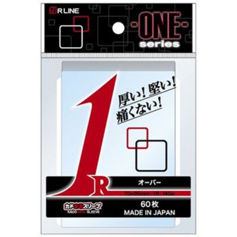 R Line Rounded Corner Sleeve ONE Series Over Hard 60Sleeves Pack