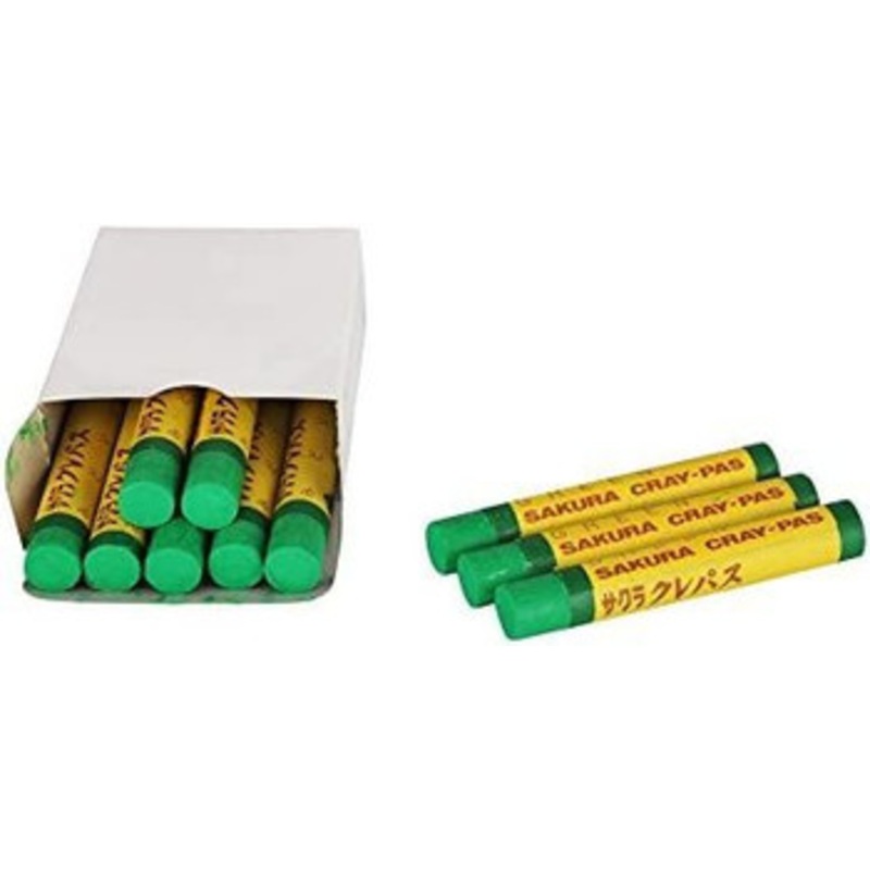 SakuraCraypas Cray-pas Oil Pastel Set (10 pcs) Green