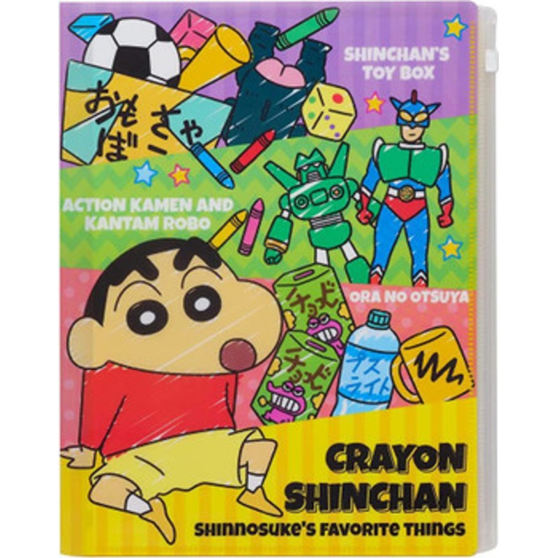 T’s Factory Crayon Shin-chan 6 Piece Clear File Folder