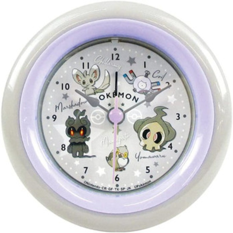 T’s Factory Pokemon Round Alarm Clock Grey