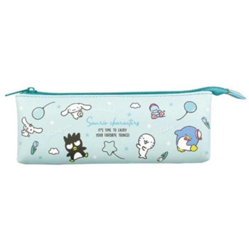 T’s Factory Sanrio Slim Boat-Shaped Pouch Pencil Case Mint Blue