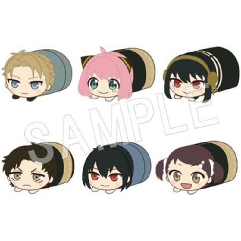Chugai Mining Co Ltd Spy x Family Mochikororin Plushy Figure 6pcs Box