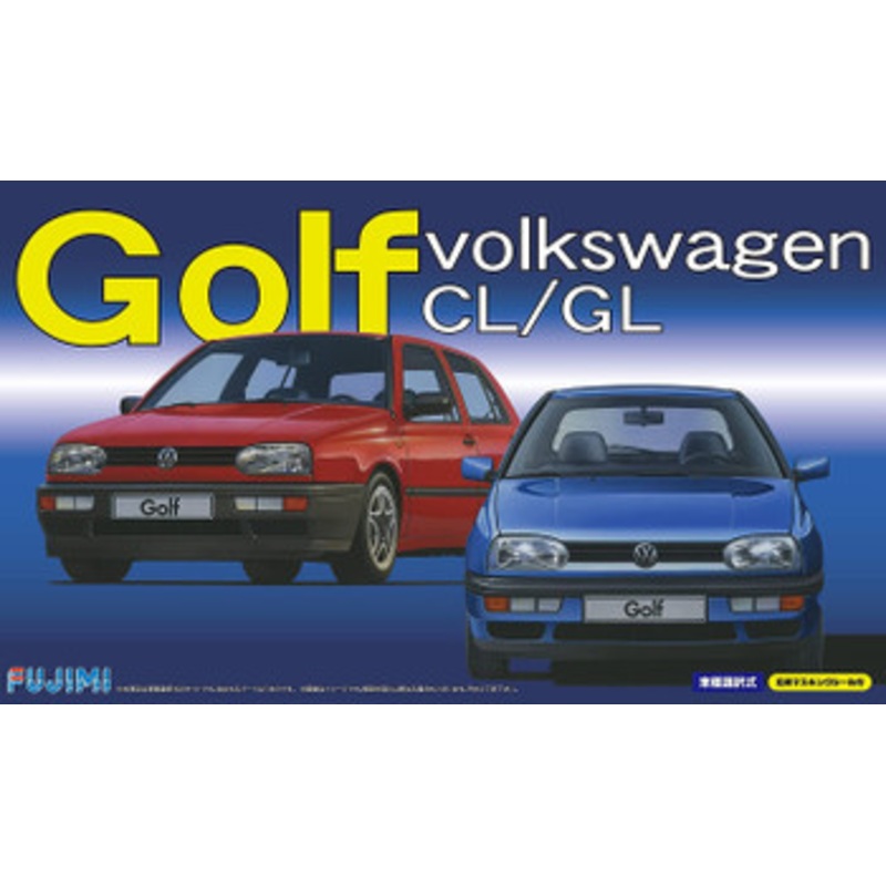 Fujimi Real Sports Car 1/24 Volkswagen Golf CL / GL Plastic Model