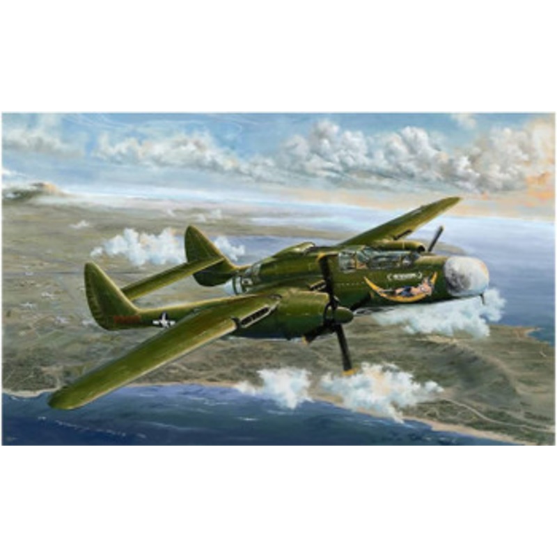 Great Wall Hobby 1/48 WWII US Army P-61A Black Widow Glass Nose Plastic Model