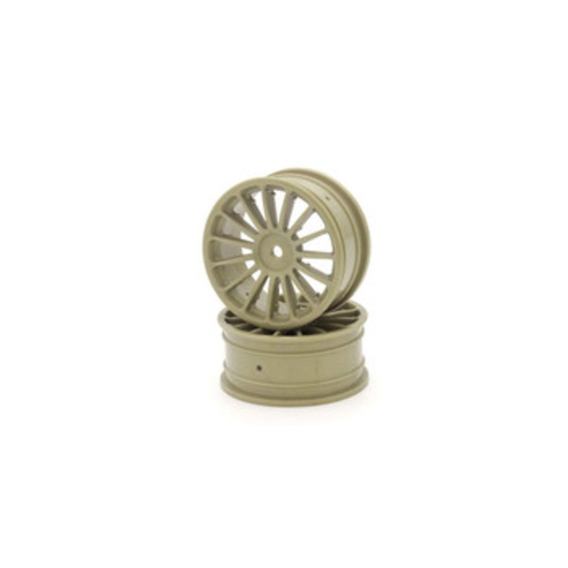 Kyosho VZH003GB Wheel (15-Spoke/Gold/24mm/2Pcs)
