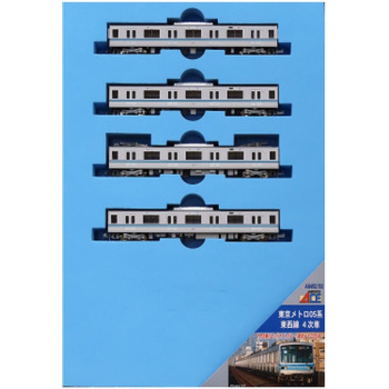 Microace A8493 Tokyo Metro Series 05 Tozai Line 4th Car 4 Cars Add-on Set (N Scale)