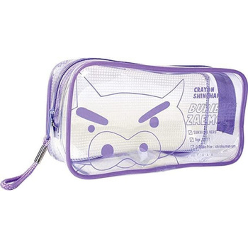 T’s Factory Crayon Shin-chan Clear Mesh Pouch Buriburizaemon