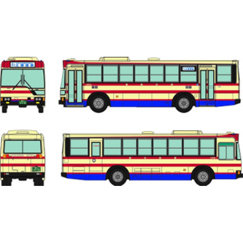Tomytec Bus Collection Fukushima’s Tsuchiyu Onsen Fukushima Transportation (N scale)