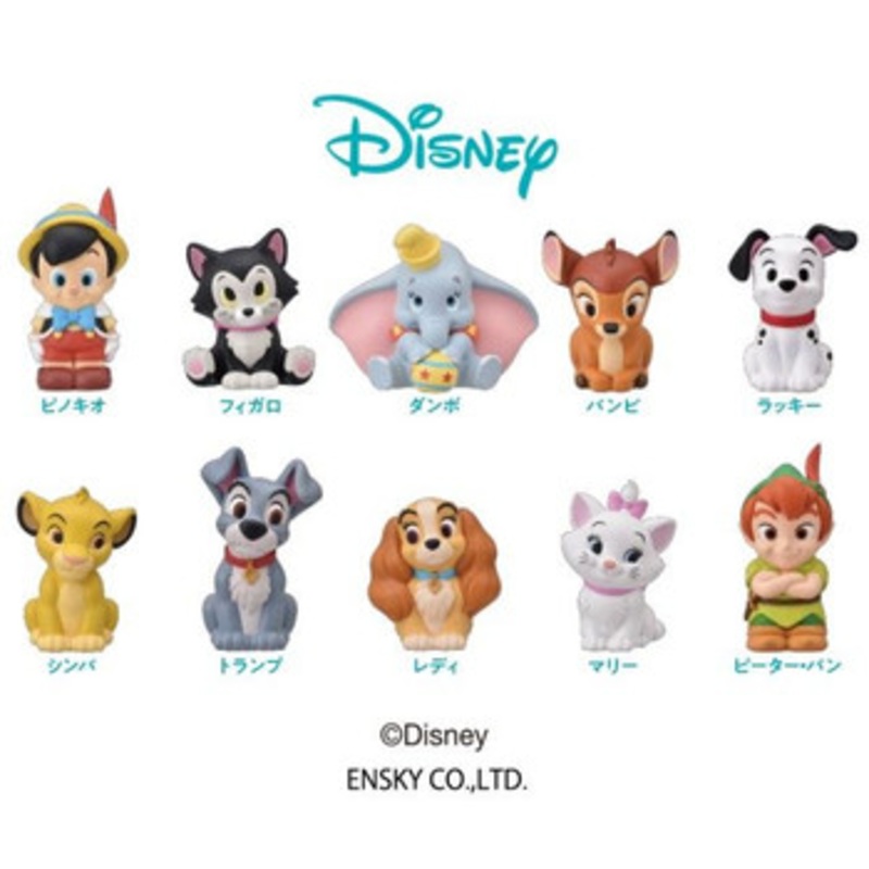 Ensky Disney Classic Sofubi Puppet Mascot Collection 10pcs Box