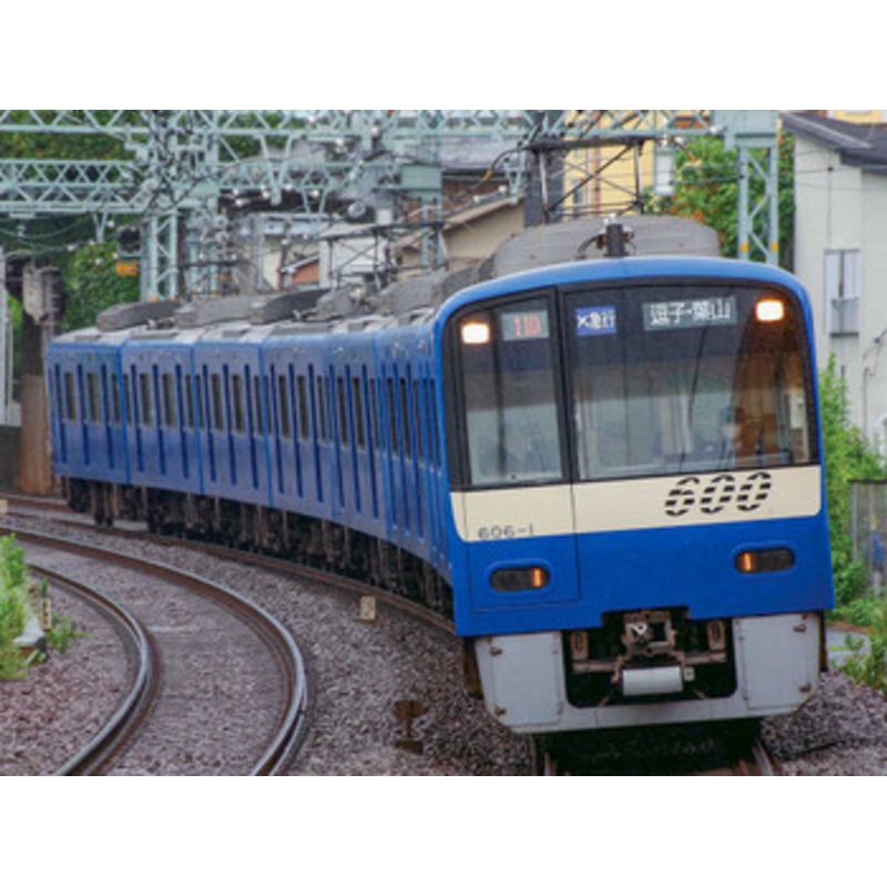 Greenmax 50066 Keikyu Type 600 (Renewal/Keikyu Blue Sky Train/Destination Light/No Mark) 8 Cars Set (N scale)
