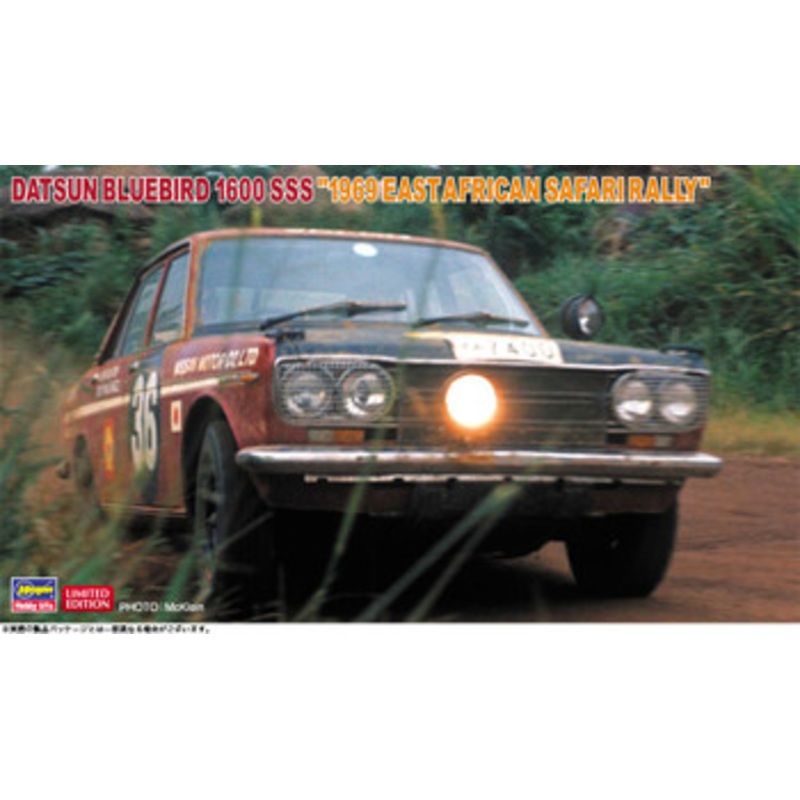 Hasegawa 1/24 Datsun Bluebird 1600 SSS ‘1969 Safari Rally’ Plastic Model