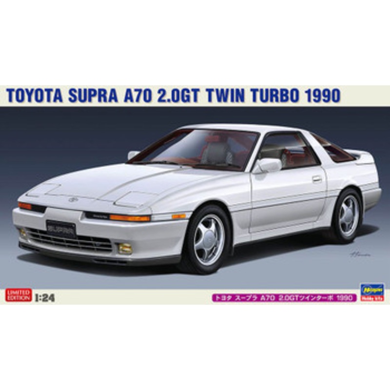 Hasegawa 1/24 Toyota Supra A70 2.0GT Twin Turbo 1990 Plastic Model