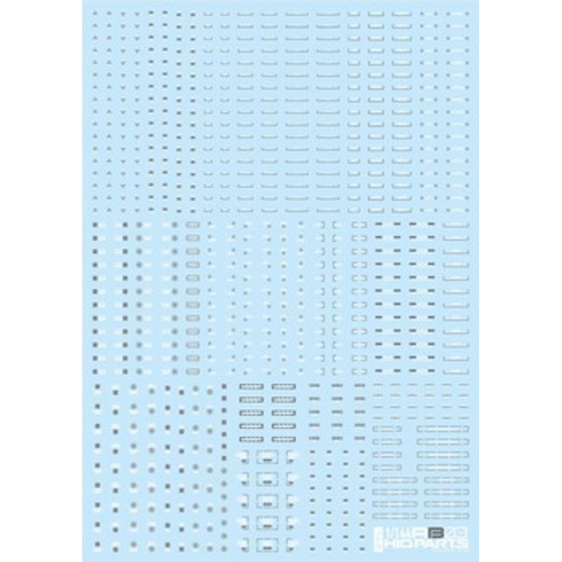 HiQparts 1/144 RB03 Caution Decals White & Gray RB03-144WAG
