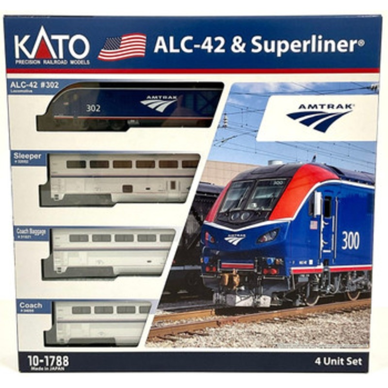 Kato 10-1788 Amtrak ALC-42 & Superliner 4 Cars Set (N scale)