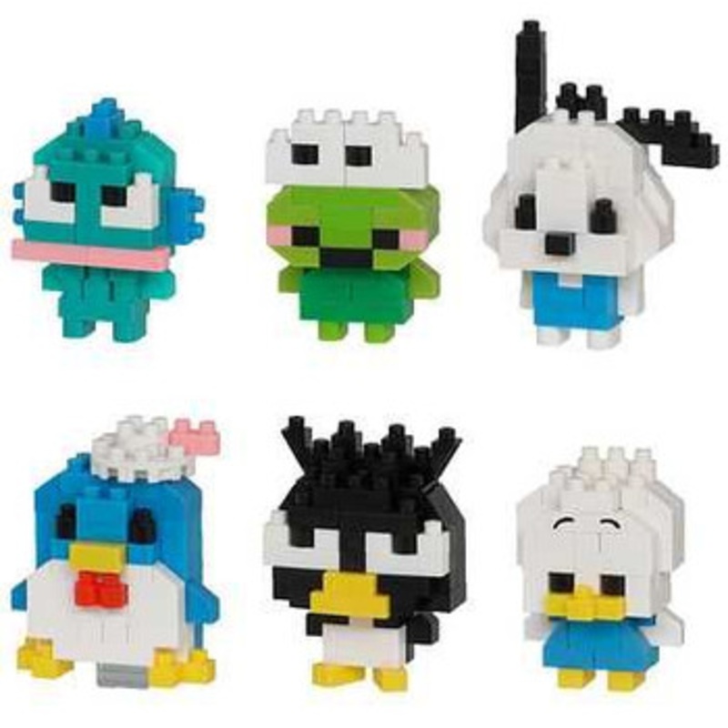Kawada Nanoblock Mini Nano Sanrio Characters vol.2 Full 6 Set BOX