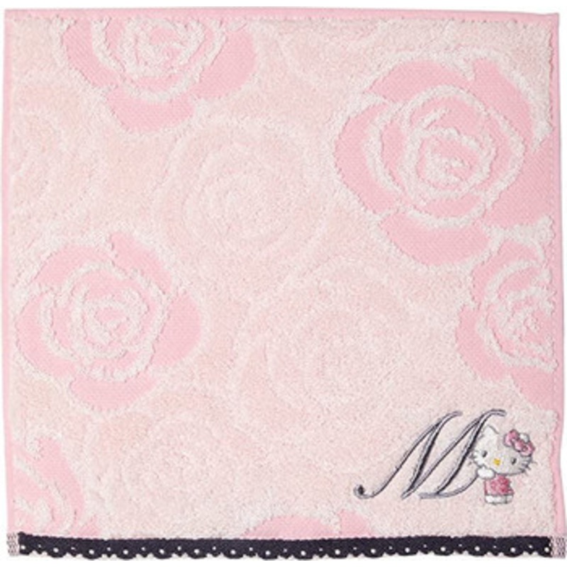 Marushin Hello Kitty Mini Towel – Initial Rose Kitty (M)