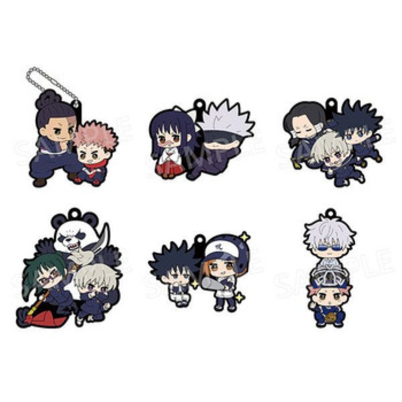 Megahouse Rubber Mascot Buddy Colle Jujutsu Kaisen Vol.3 6Pack Box