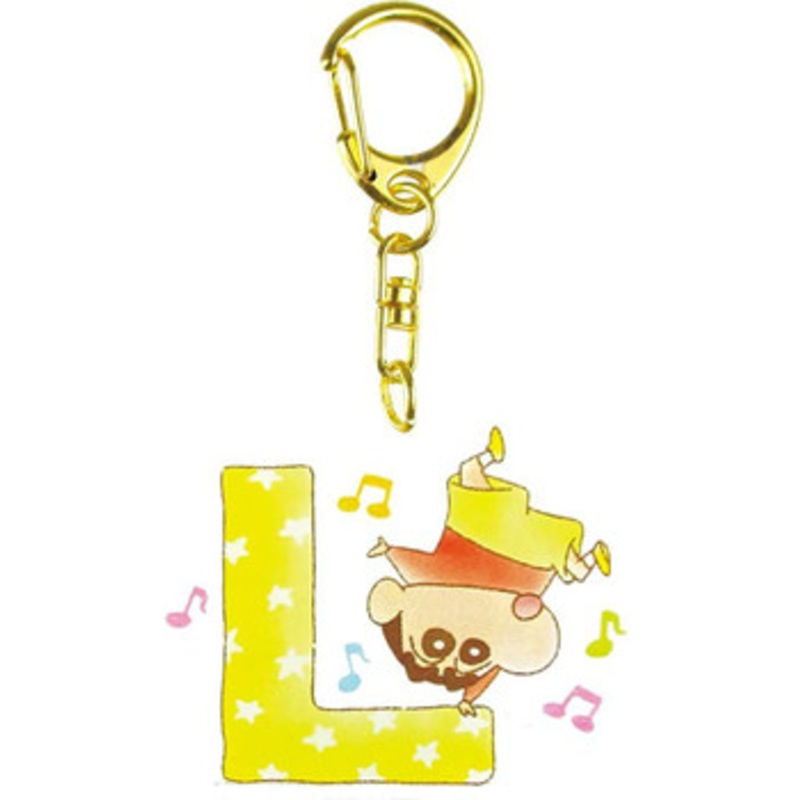T’s Factory Crayon Shin-chan Initial Acrylic Keychain L