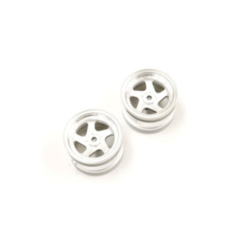 Kyosho OTH244SCB 5sp Wheel 43mm (Satin Chrome/2pcs/OPTIMA)