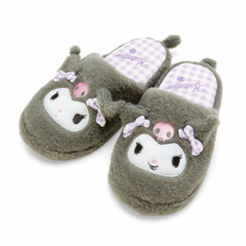 Sanrio Face Slippers Room Shoes Kuromi