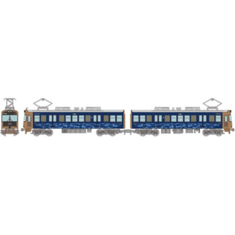 Tomytec Keihan Electric Railway Otsu Line Type 600 4th Car Mt. Hiei/Lake Biwa 2 Cars Set (N scale)