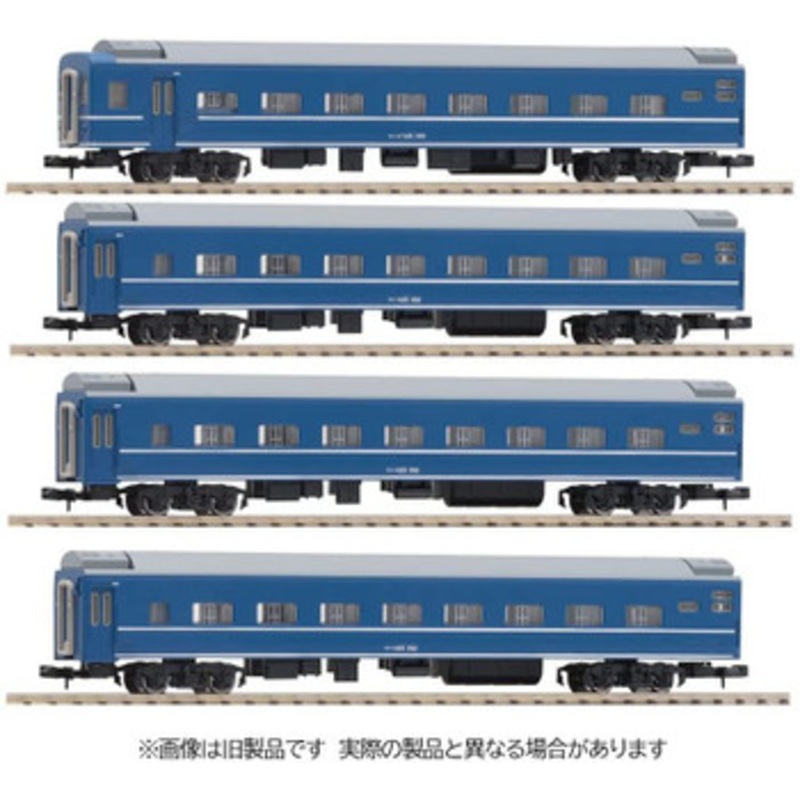 Tomix 98803 JNR Limited Express Sleeping Train Series 24 Type 25-100 4 Cars Add-on Set (N scale)