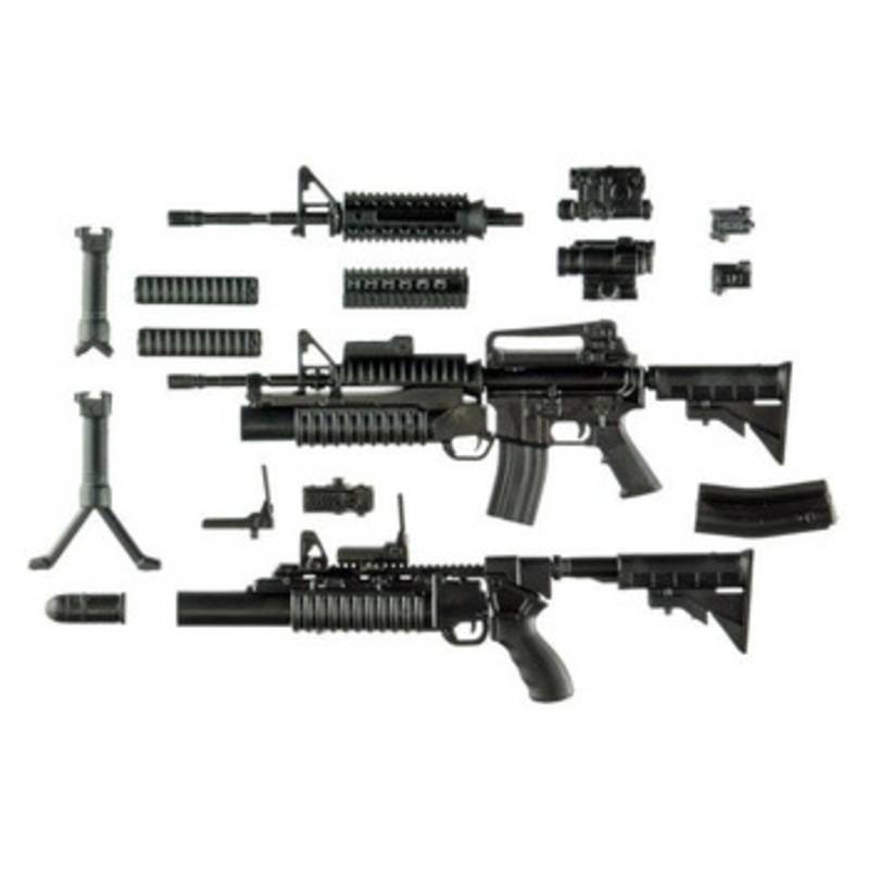 Tomytec Military Series 1/12 Little Armory (LA100) M4A1 & M203 Type. 2.0 Plastic Model