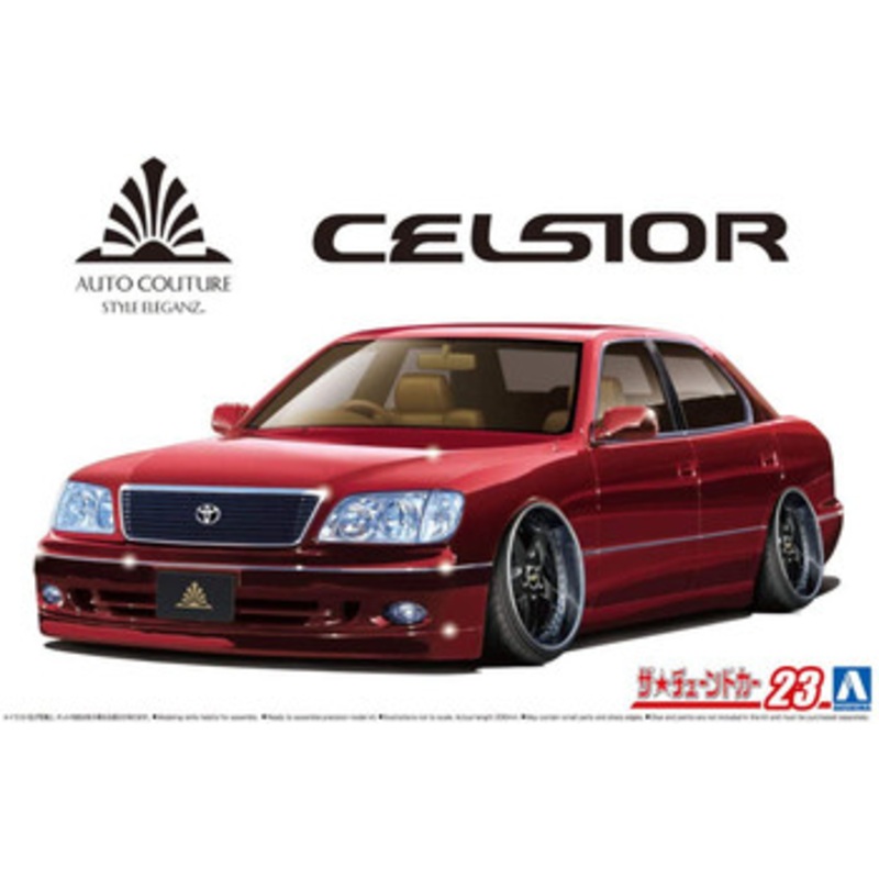 Aoshima The Tuned Car 1/24 Auto Couture UCF21 Celsior `97 (Toyota) Plastic Model