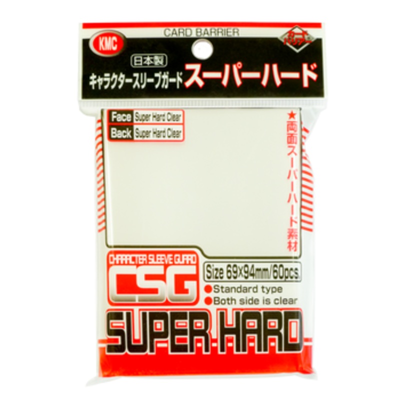 KMC Card Barrier Character Sleeve Guard – Super Hard 60pcs