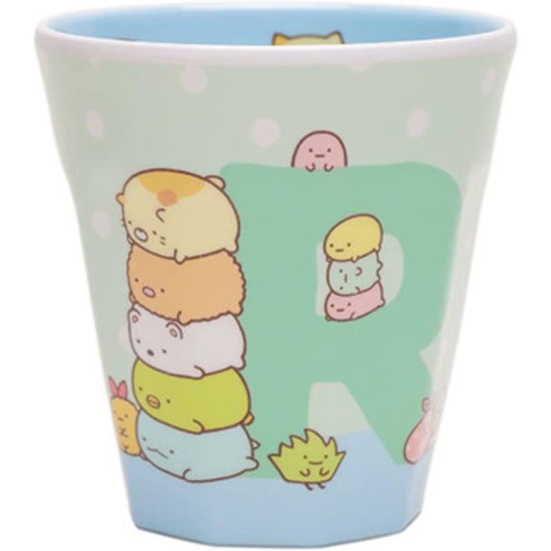 T’s Factory Sumikko Gurashi Initial Melamine Cup R