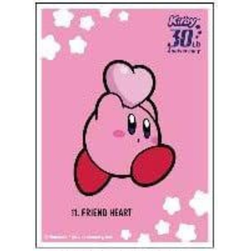 Ensky Kirby 30th Character Sleeve Friends Heart 65pcs