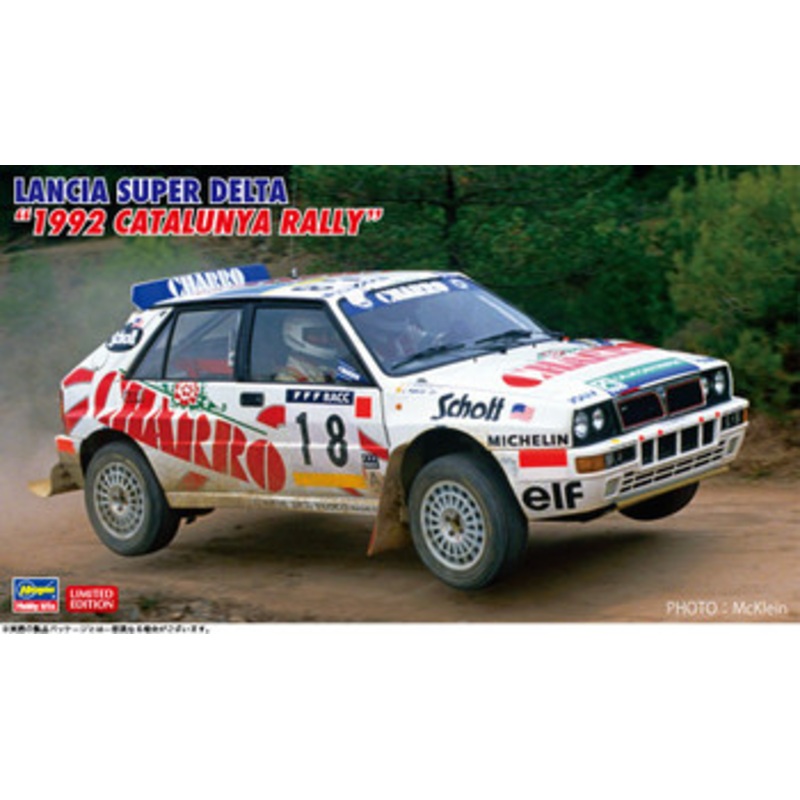 Hasegawa 1/24 Lancia Super Delta 1992 Catalunya Rally Plastic Model