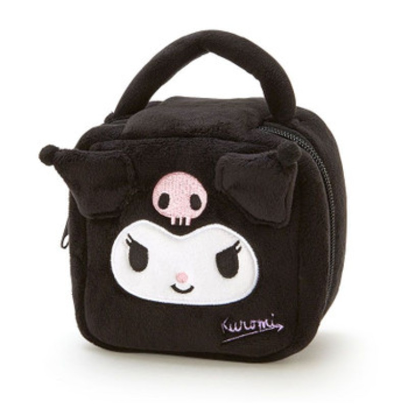 Sanrio Face-shaped Pouch Kuromi
