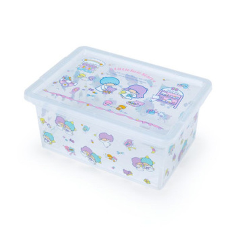 Sanrio Storage Case with Lid Little Twin Stars