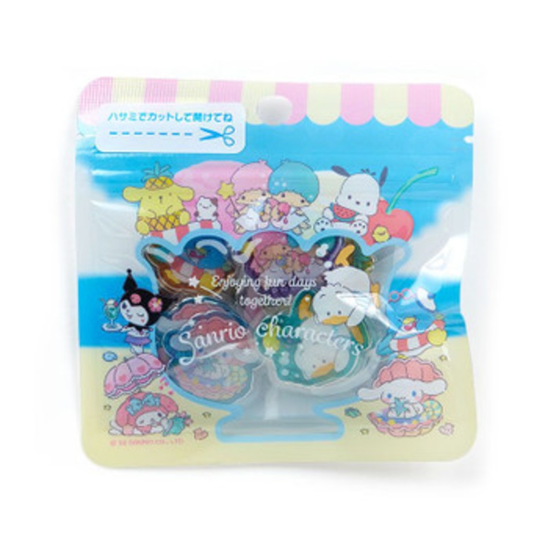 Sanrio Summer Sticker Pack (Clear) Sanrio Characters