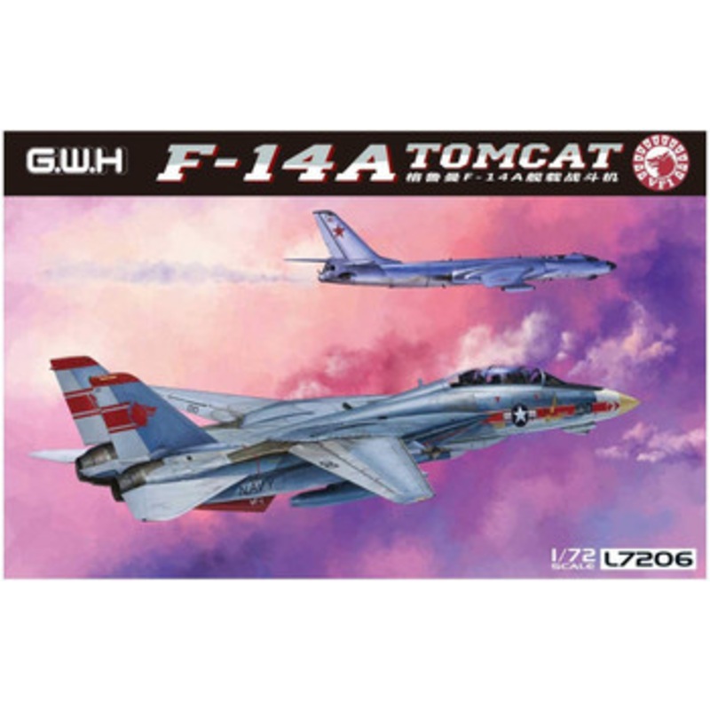 Great Wall Hobby 1/72 US Navy F-14A Carrier Fighter Plastic Model