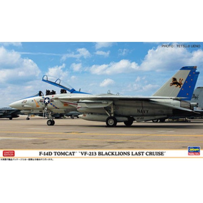 Hasegawa 1/72 F-14D Tomcat ‘VF-213 Black Lions Last Cruise’ Plastic Model